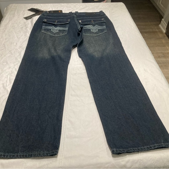 For Him U.K Jeans 36x32 Slim Straight- New with tags - Picture 8 of 9